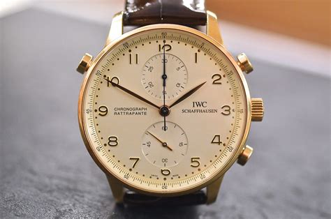 iwc portoghese rattrappante oro rosa|Portoghese Chrono Rattrappante Oro Rosa 18 Kt .